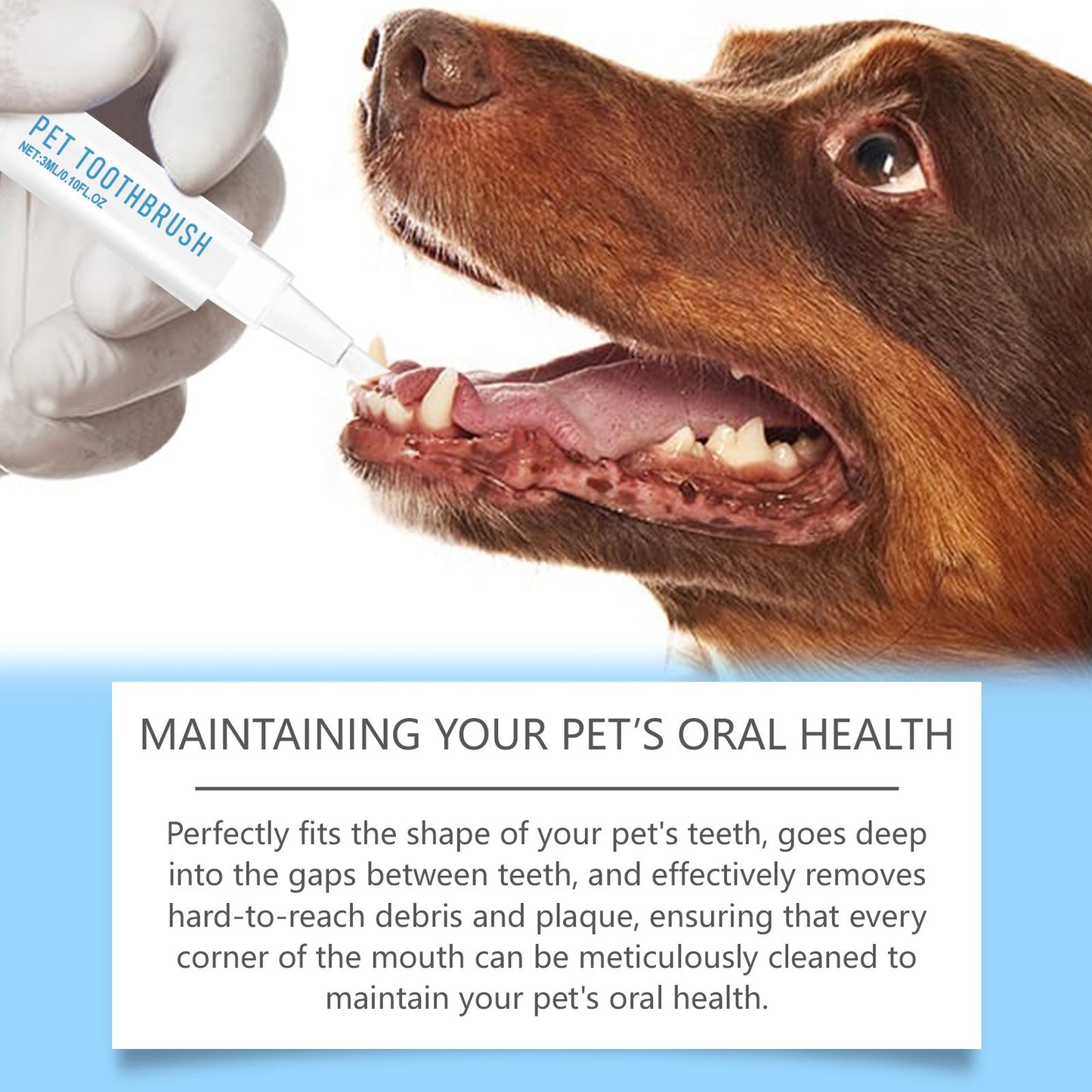 Pet Teeth Cleaning Pen – Fresh Breath & Healthy Gums