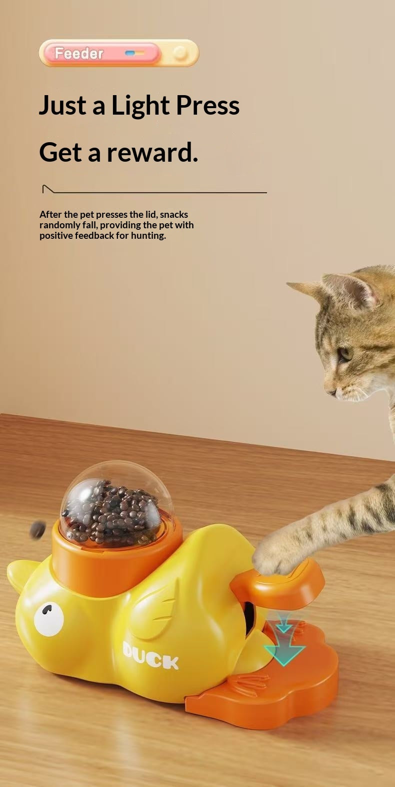 Smart Play Feeder for Cats