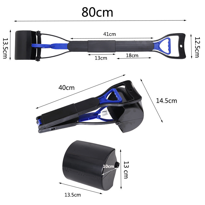 No-Bend Dog Pooper Scooper – Easy & Hygienic Cleanup